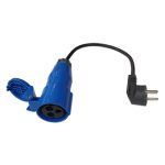 מתאם לרכב חשמלי בין סיקון חד פאזי CEE לשקע חשמל ביתי 3 פינים - תמונה 3