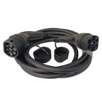 כבל מאריך טעינה לרכב חשמלי 5 מטר תלת פאזי Braumers EV CHARGING CABLE Type 2 to Type 2 TPE