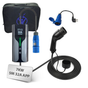 מטען נייד לרכב חשמלי 32A 7KW אפליקציה Type 2 Braumers
