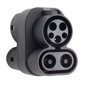 מתאם לרכב חשמלי ממטען עם ראש CCS1 לרכב CCS2