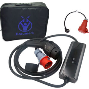 מטען נייד תלת פאזי לרכב חשמלי אפליקציה קיט Braumers BREV-PO16AT2-11KW-CKAPP 11KW