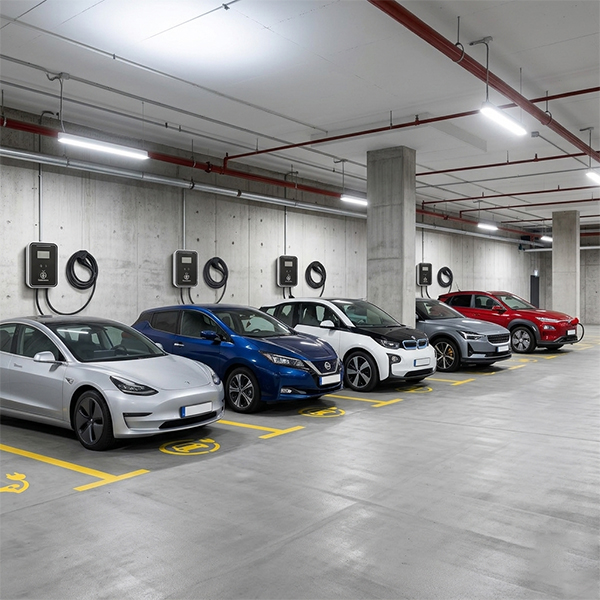 עמדת טעינה מנוהלת Braumers Charger BREV-OCPJ22K-T28M-APP 22KW