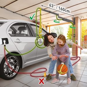 זרוע ברקן לכבל טעינה רכב חשמלי 160ס