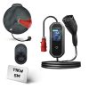 מטען נייד תלת פאזי לרכב חשמלי Braumers Portable EV Charger 11KW קיט